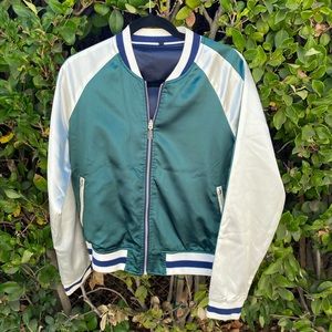 Coachella 2019 merch - silky reversible bomber